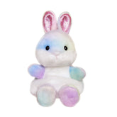 Palm Pal – 13cm Rainbow Bunny Plush